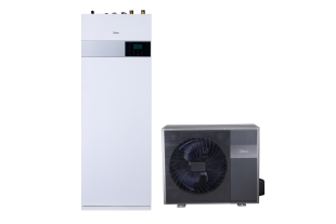 Midea MHA-V10W/D2N8-B2H2-IWT240 M-Thermal osztott hőszivattyú (R32, 10 kW, 1 fázis, 240l, fekete)